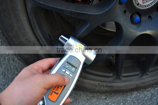 4in1 150psi multifunction digital tire pressure gauge with LED Flashlight