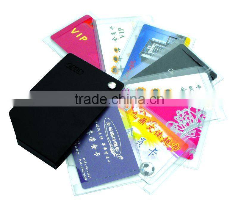 aluminum and pvc business name card holder