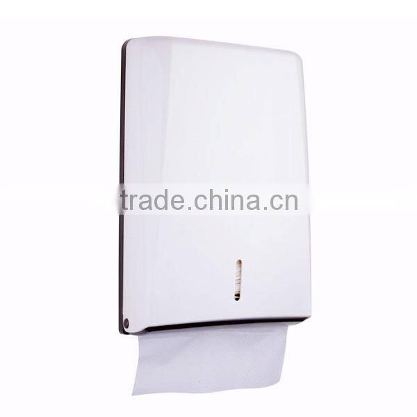 2016 white ABS paper gift box Z-fold paper towel dispenser