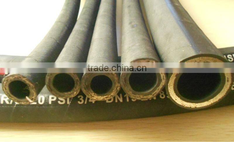 High Pressure Stainless Steel Braided Rubber Hose=SAE10 R2 AT