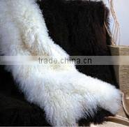 hot selling mongolia tibet lamb fur blanket
