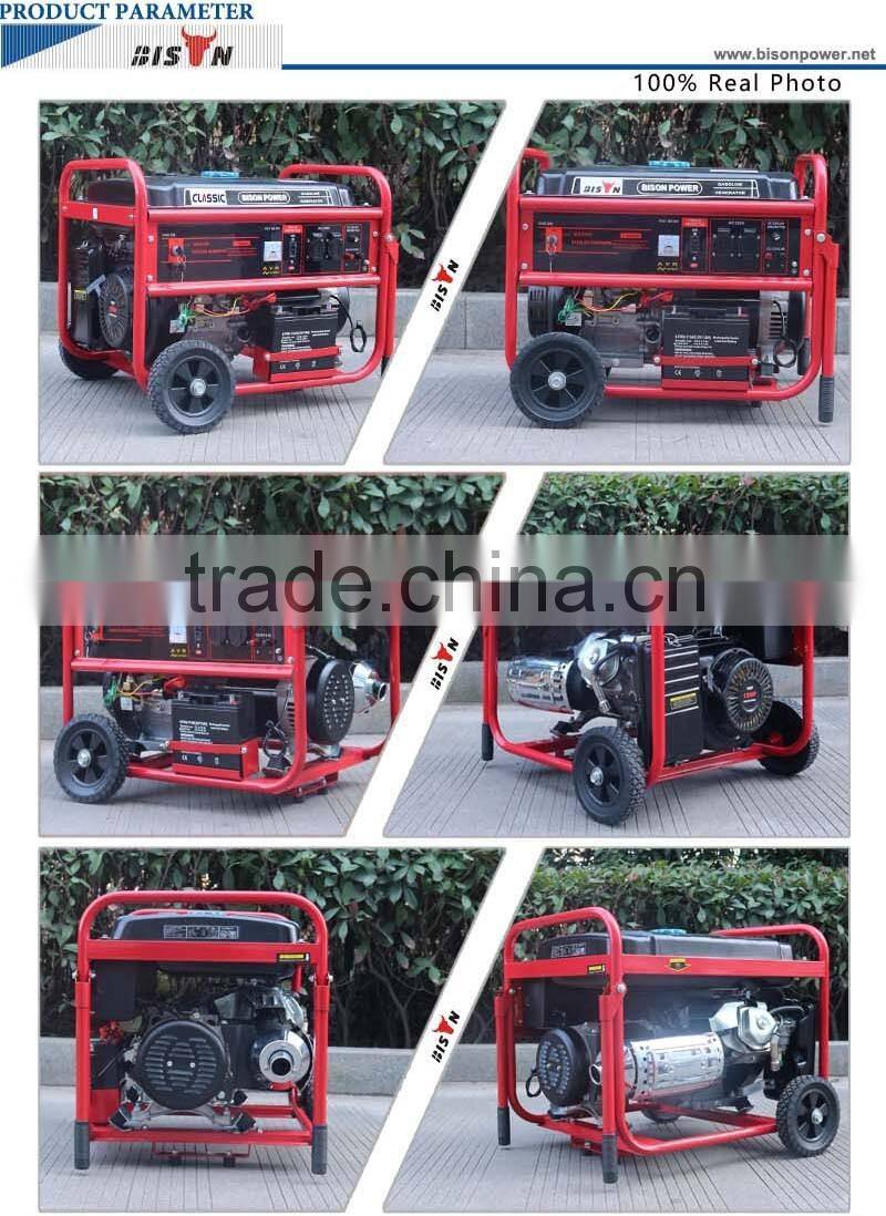 Bison China OEM gasoline generator 13hp gasoline generator air cooled 188F engine manual
