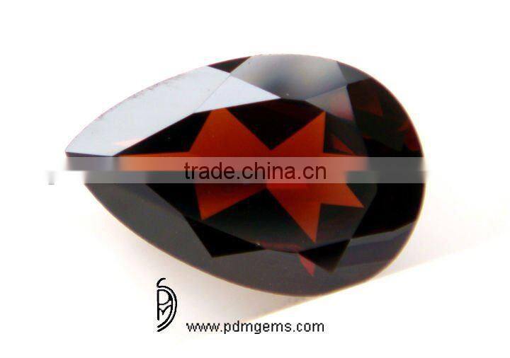 Garnet Loose Wholesale Gemstone For Ear Rings 7x10 Faceted Pear Garnet Wholesale Gemstone