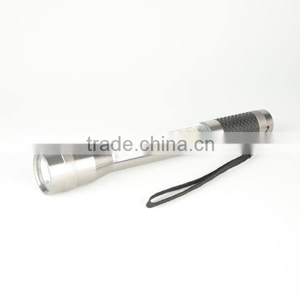 Dry Batteries Operated Aluminum LED Flashlight