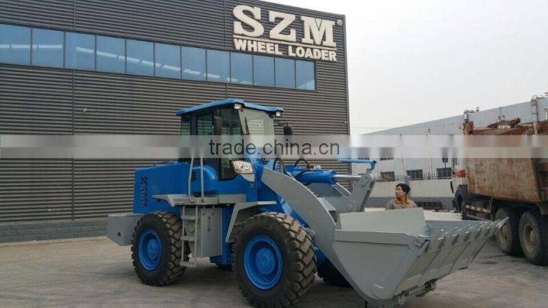 3 ton SZM top brand construction wheel loader for sale