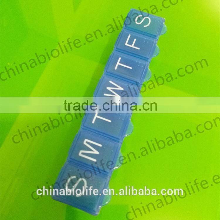 7days piastic weekly pill box ,Tablet box pill box