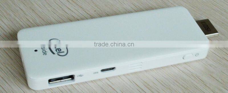 2015 Cloudnetgolatest Intel Quad Core Z3735Fwindows mini pc dongle TV dongle windows8.1 Android Ubantu set top box compute stick