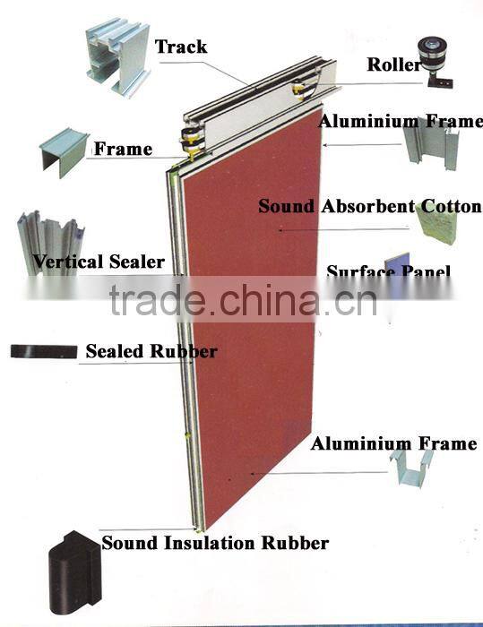 New product china soundproof restaurant movable partition wall