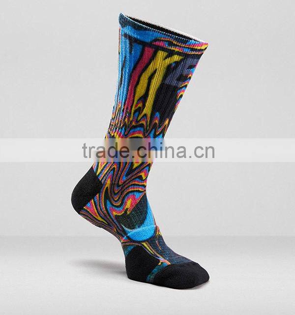 wholesale fashion custom digital print socks