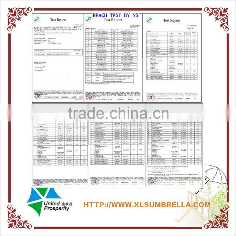 auto open standard size POE materails rainbow umbrella