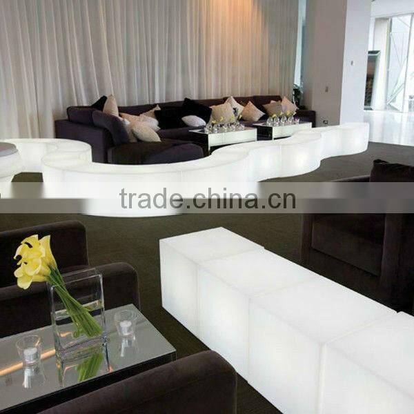 LED glow stool/remote control led bar stool