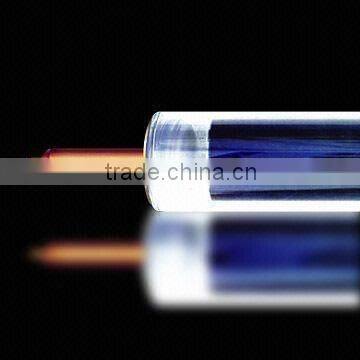 Heat pipe evacuated collector tube