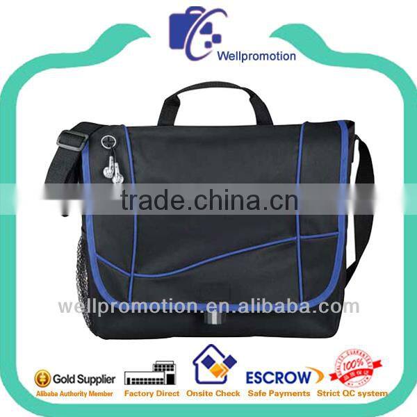 Wellpromotion 2014 New developed polyester satchel