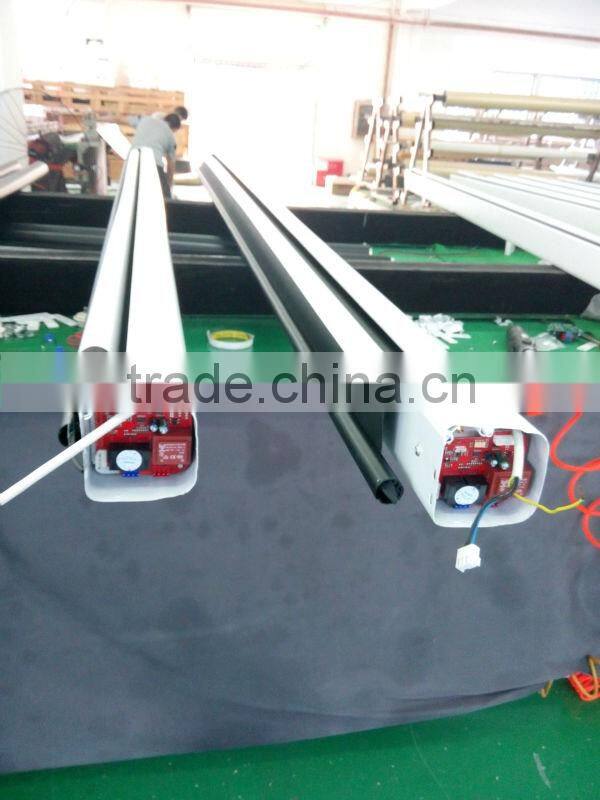 Electric style Tab-Tension Projection Screen with aluminum case/ Rear and front projection screen