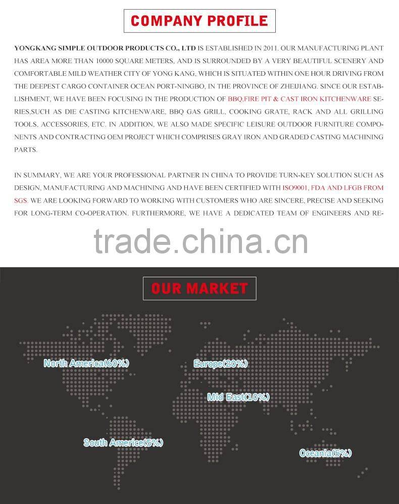 2016 Hot Sell Sinpole Camping Grill Rotisserie Kit (rotisserie Dc 12v Motor)camping Kit with CE/FDA approved