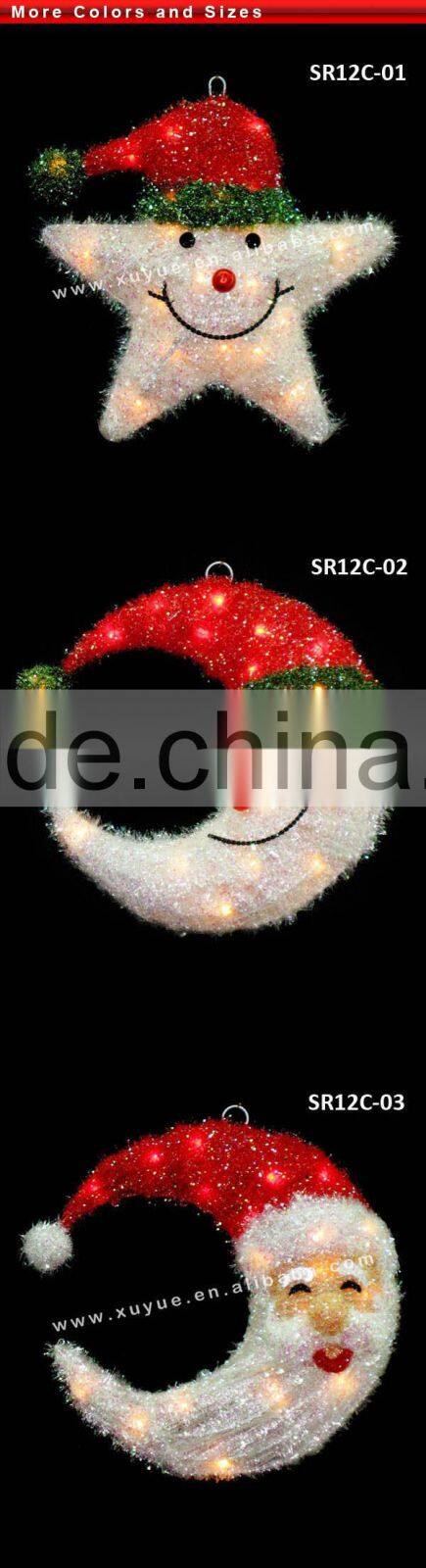 LED Lighted christmas star with lights