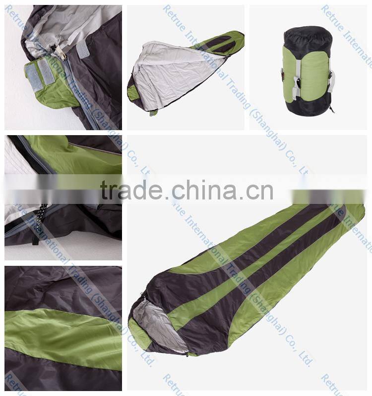 Wholesale Mummy Outdoor Green Traveler Camping Sleeping Bag
