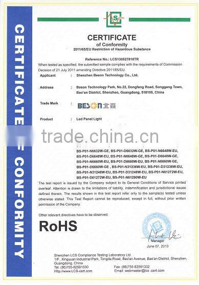 new design 295x1195 36W & 48w dimmable sensor led panel light