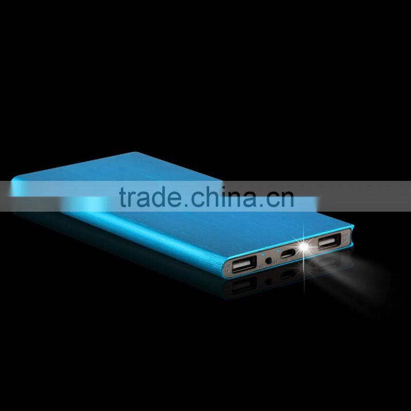innovative products high quality ultra slim power bank 10000