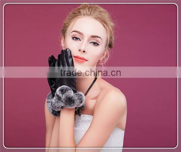 PU Leather Hand Gloves For Touchscreen IN Low Price