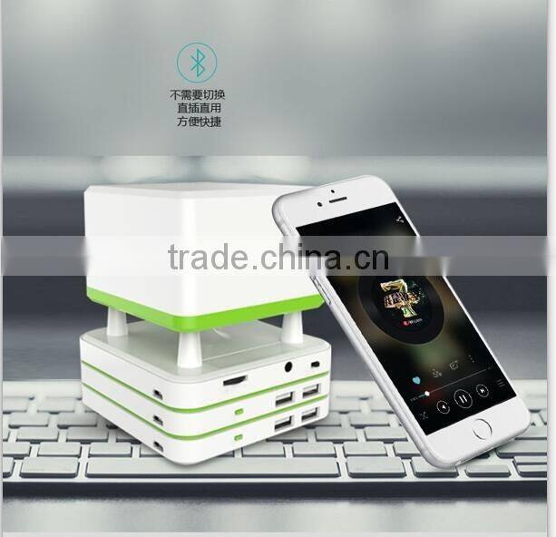 2016 Battery Dual DJ Party Portable Rechargeable Professional Trolley Bluetooth Speakers