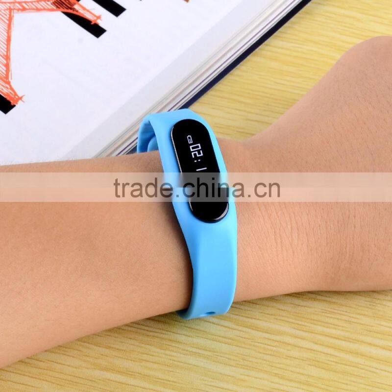 Smart wearable project OEM service logo printing TPU/silicone smart E06 sport fitness wristband
