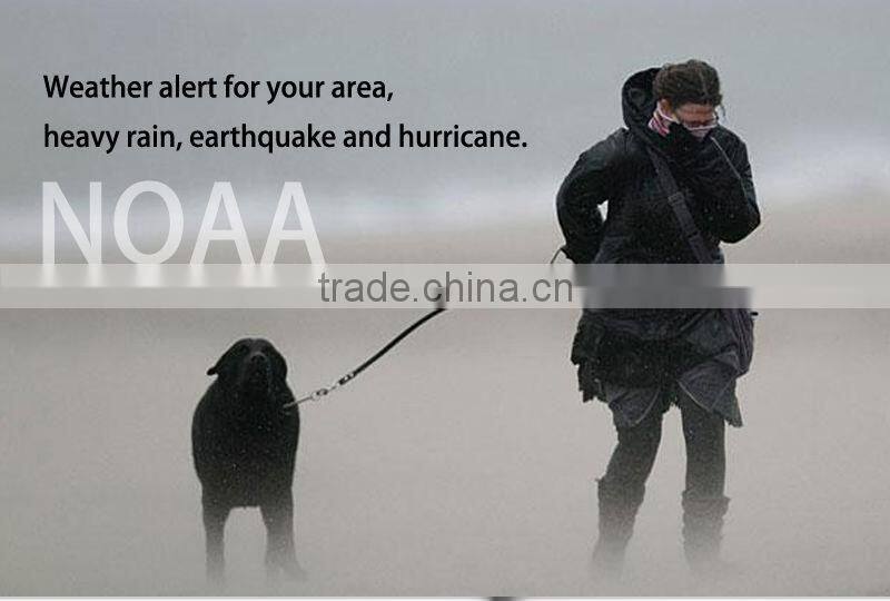 Made in China Portable NOAA plastic Energy dynamo radio led dynamo flashlight with radio