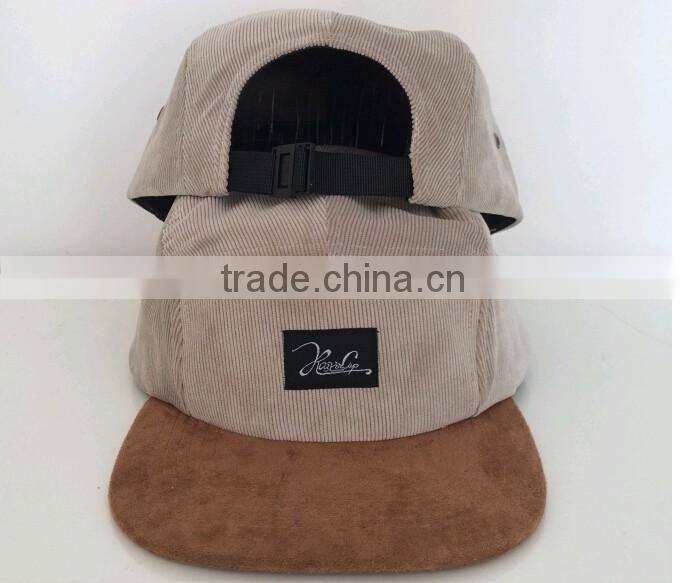 cotton fitted embroidered snapback 5 panel baseball hat