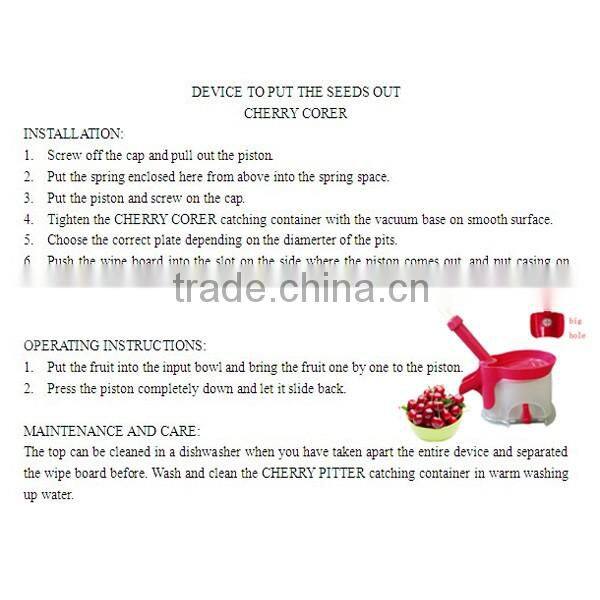 Kitchen Gadgets Plastic Grape Corer as seen on tv