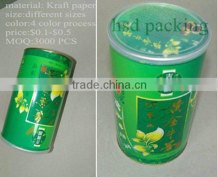 factory price pet food tin can&paper tube packaging with metal lids wholesale