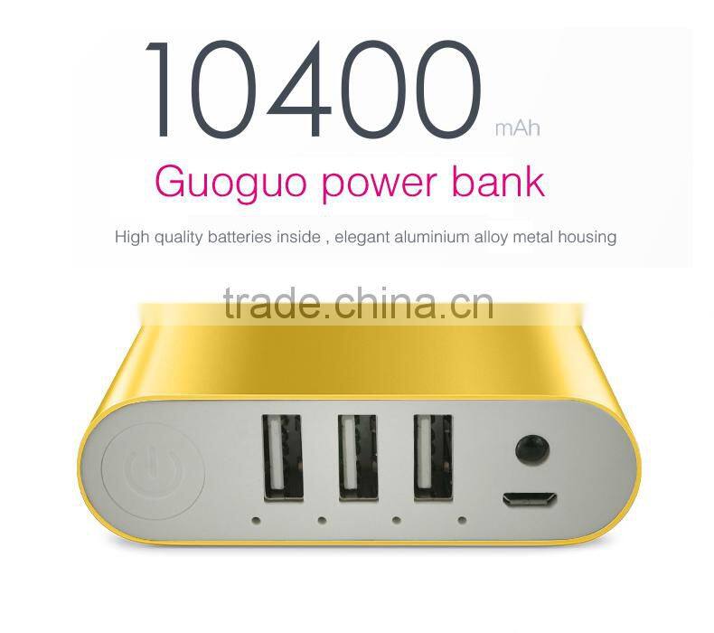 Hot selling Power Bank for Online Shopping 10000mAh Portable Xiaomi Power Bank for iPhone 6, Samsum Galaxy S6