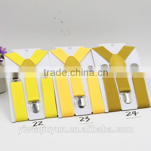 40 colors Lovely Baby Boys Girls Clip-on Suspender Y-Back Child Elastic Suspenders