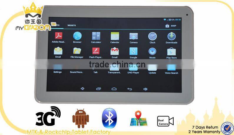 10.1 inch Capacitive Screen (1024*600Pixels) android 3G tablet pc