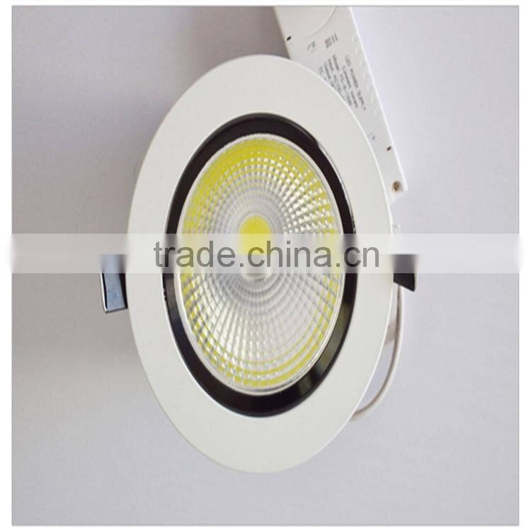 IP65 cob black downlight 30w in ceiling lights