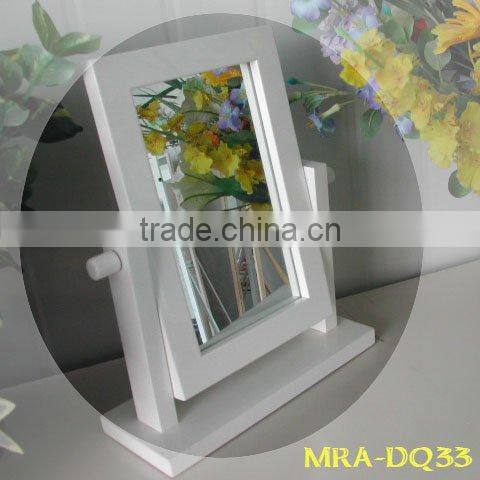 Fashion design wooden table mirror