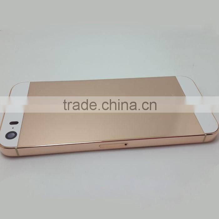 for apple iphone 6 6p six generations back cover middle frame after 24K Gold plated diamond shell custom color