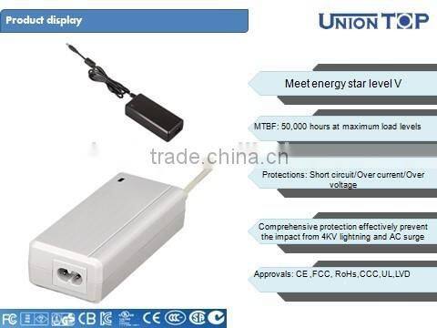 input 100-240v 50/60HZ desktop type 29v 2a power supply level VI for America made in china