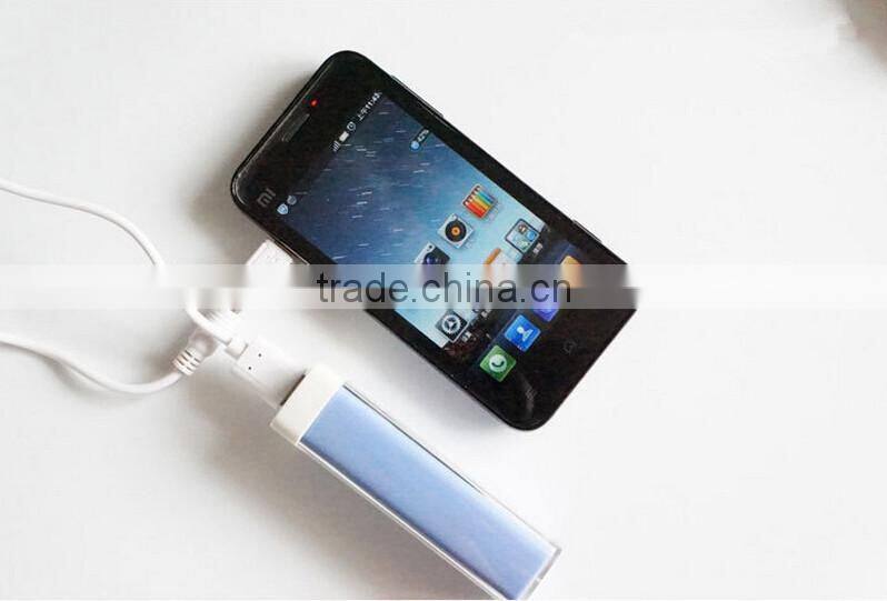 2015 Best Selling Products Lipstick Power Bank 2600mah