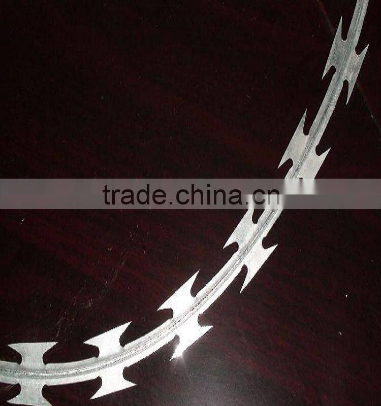 PVC coated razor barbed wire factory