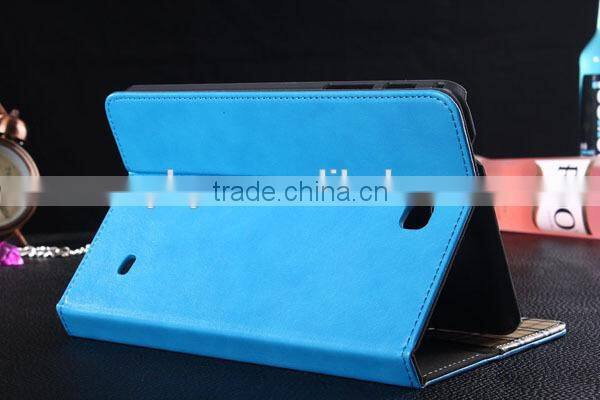 Luxury Genuine leather case covers for Samsung galaxy tab4 7.0 t230