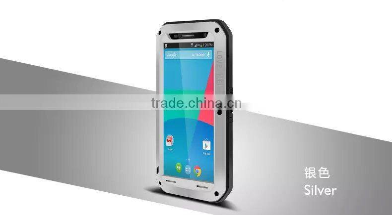 For google nexus 6 LOVE MEI POWERFUL case,high quality Power case for google nexus 6