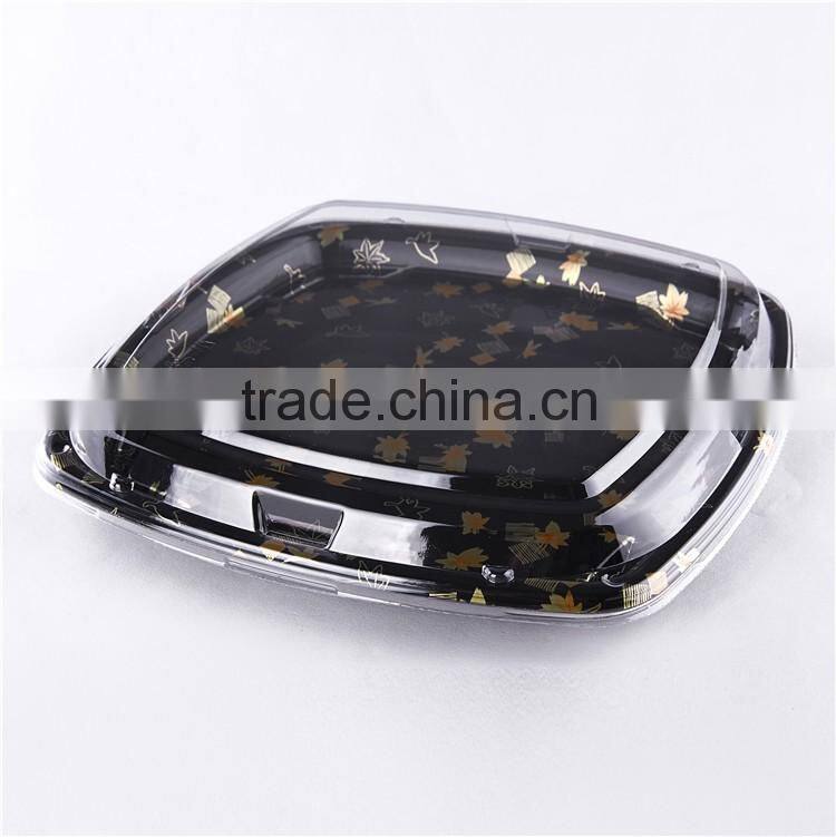 SM1-3127A PS sushi box with clear lids