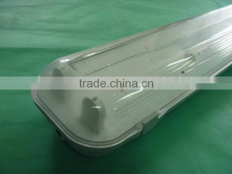 circular waterproof shower light lighting fixture 2x120cm