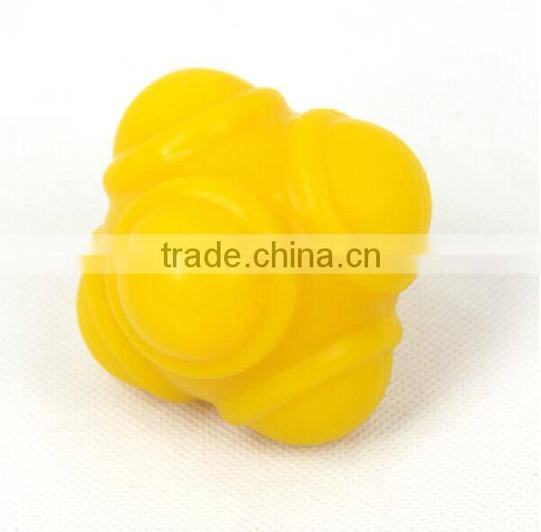 2014 new design 7cm rubber reaction balls for training speed