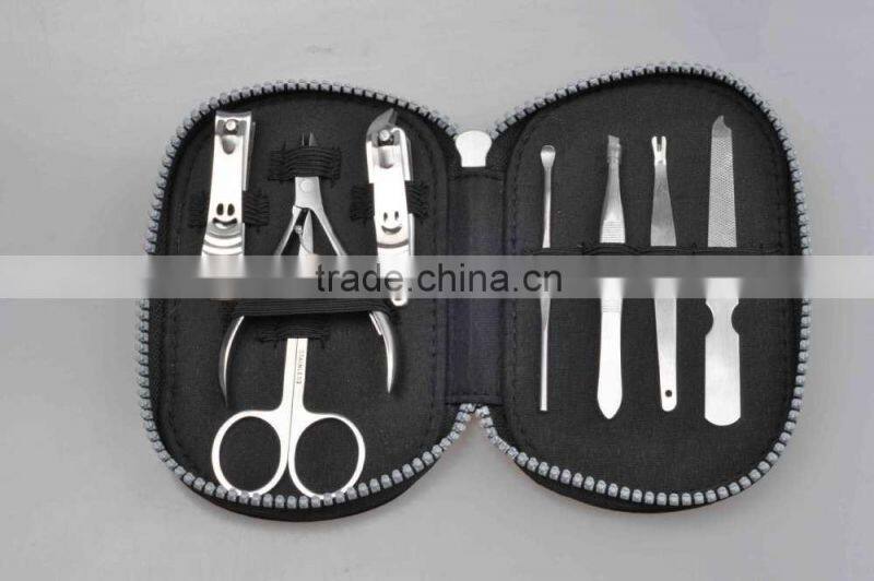 Most popular zipper bag grooming set manicure set