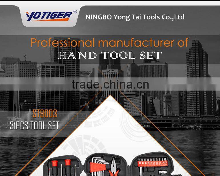 31Pcs Promotion Gift Pocket Tool Set ,Three-Folding Tool Kit