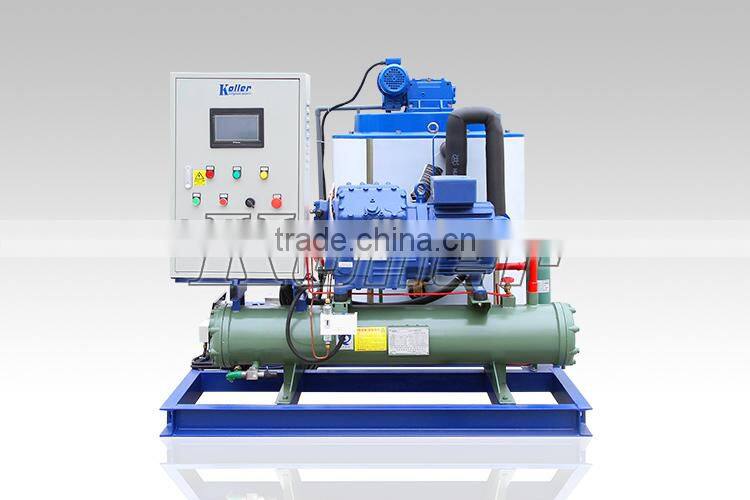 Koller hot sale 5 tons industrial dry flake ice machine with PLC control for fishing KP50