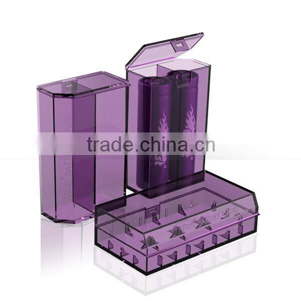 high qulity H2 2 pcs 18650 battery case. fashionable battery case efest 18650 case