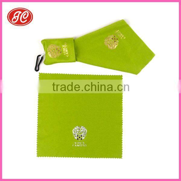 Classic Hot Stamp Printed Microfiber Key Chain For Eyeglasses/Mobile