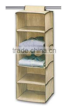 5 Shelving Units Hanging Clothes Storage box Durable Accessory Shelves Eco-friendly Closet Cubby